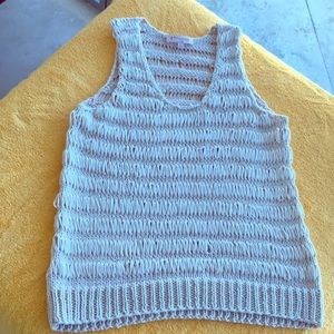 Philosophy loose crochet Tank top.